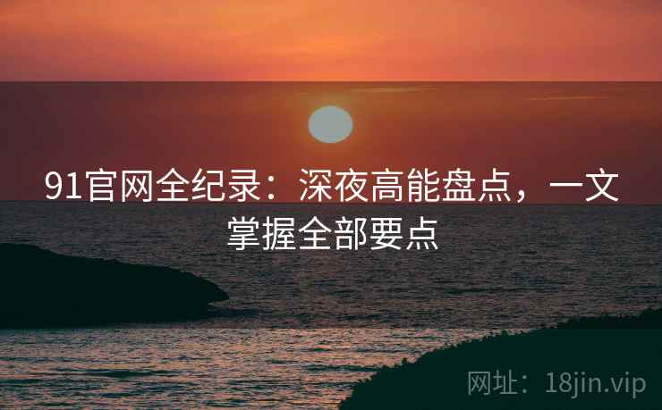 91官网全纪录：深夜高能盘点，一文掌握全部要点