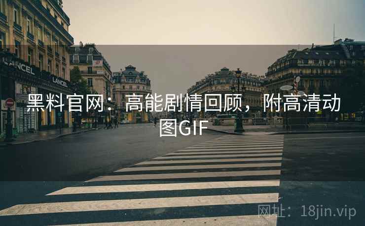 黑料官网：高能剧情回顾，附高清动图GIF  第2张